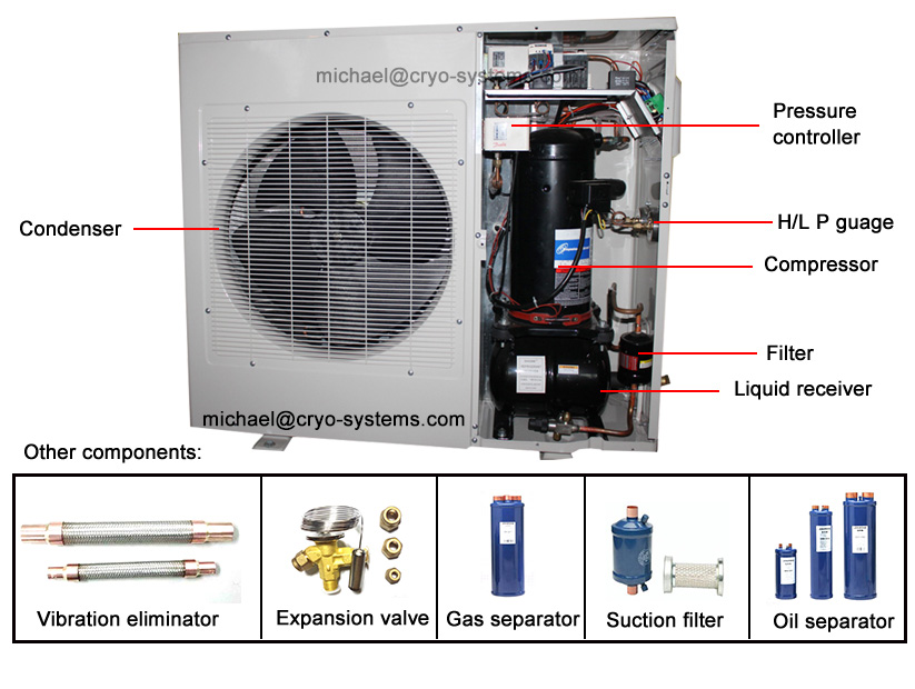 copeland cold room condensing unit - cryo-systems