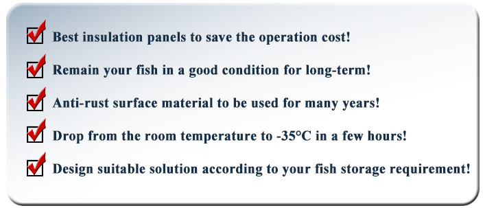 fish cold storage's feature