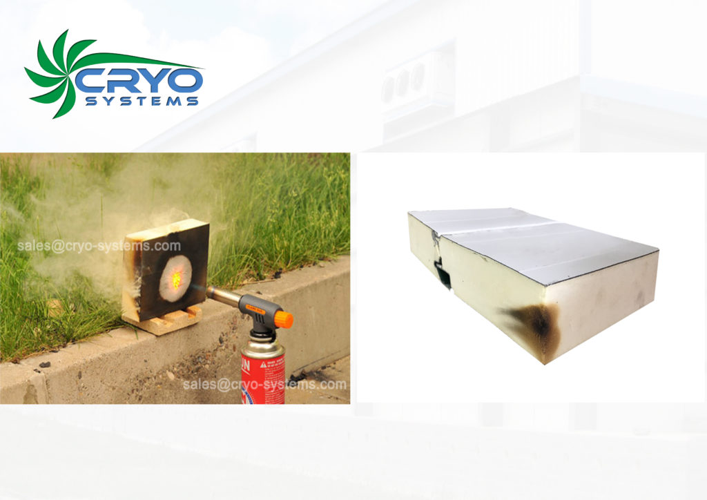 Cryo Panel CRYO’s Fireproofing PU panels can ensure goods and people's life secure
